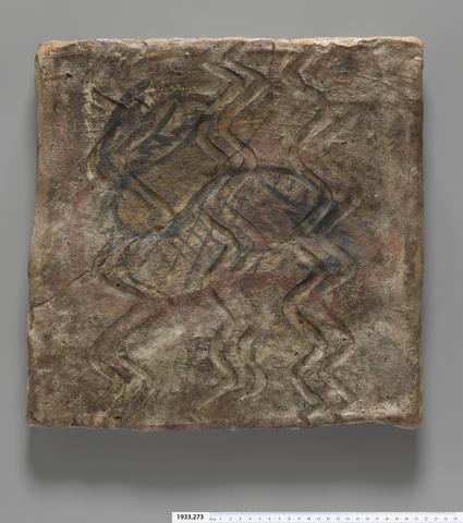 Unknown, Tile with Fish, ca. A.D. 245