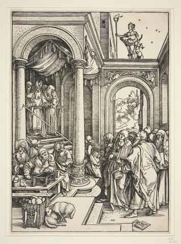 Albrecht Dürer, The Presentation of the Virgin in the Temple, from The Life of the Virgin, ca. 1503