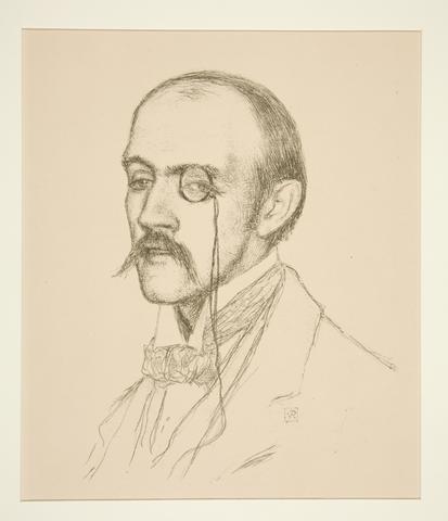 Theodore van Rysselberghe, Portrait of Henri de Regnier, 1898