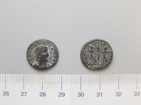Constantine I, Emperor of Rome, 1 Nummus of Constantine I, Emperor of Rome from Thessalonica, 335–36