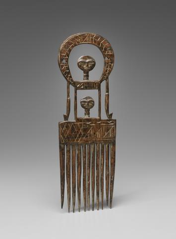 Comb with Two Female Heads, early 20th century