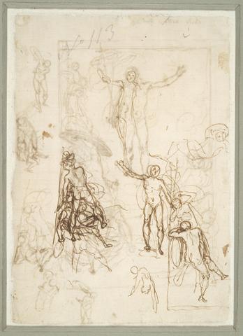 Ludovico Cardi, called Il Cigoli, Studies for the Resurrection, 1590–91