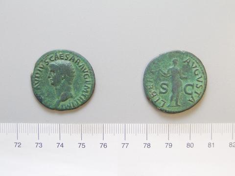 Claudius, Emperor of Rome, 1 As of Claudius, Emperor of Rome from Rome, ca. A.D. 41–50 (?)