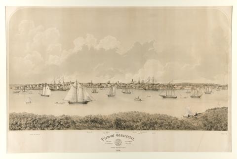 Unknown, View of Gloucester From Rocky Neck. 1876, 1876