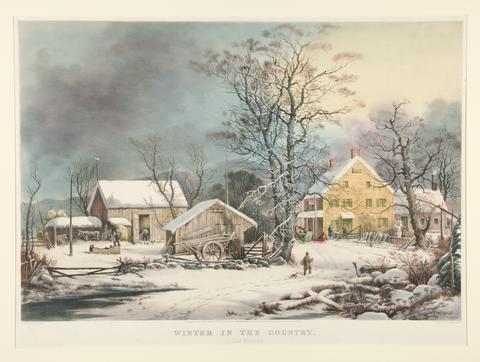 Currier & Ives, Winter in the Country./ A cold morning, 19th century