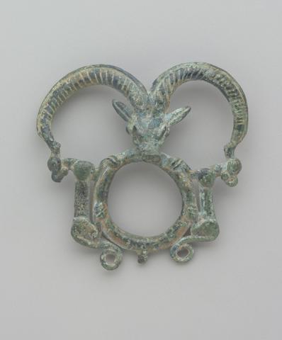 Unknown, Harness Ring with Ibex Head and Felines, 8th–7th century B.C.E.