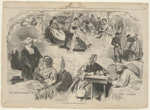 Winslow Homer, Our Women and the War, from Harper's Weekly, September 6, 1862, 1862