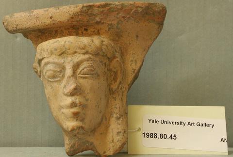 Head of a man, 7th century B.C.