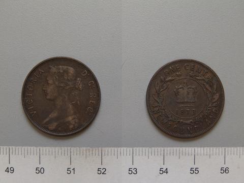 Victoria, Queen of Great Britain, 1 Cent with Victoria, Queen of Great Britain, 1873