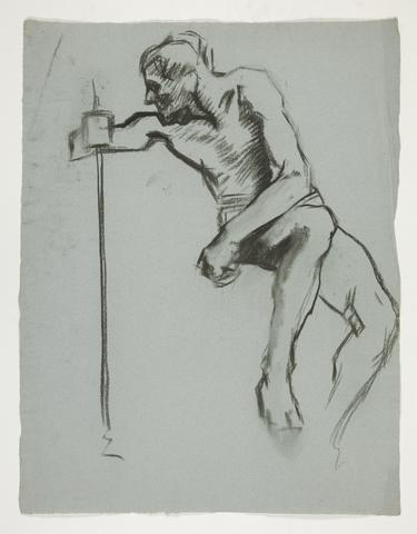 Edwin Austin Abbey, Study for The Spirit of Vulcan, Genius of the Workers in Iron and Steel, capitol rotunda, Harrisburg, Pennsylvania, n.d.