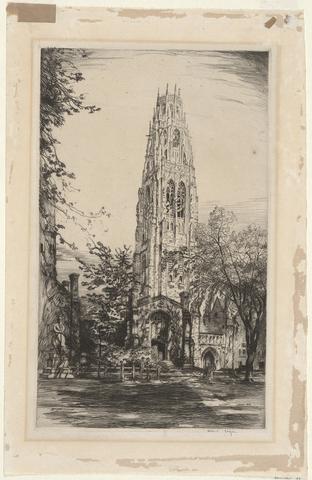 Robert Fulton Logan, Harkness Memorial Tower - Yale, 1924