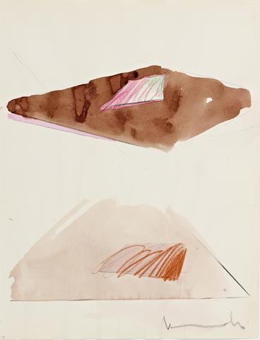 Manuel Neri, Architectural Forms - Tula Drawing No. 5 [Rock No. 18], 1969