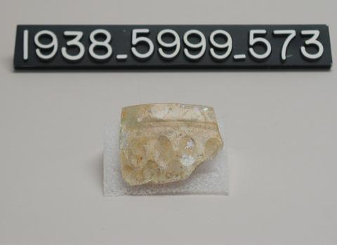 Deep cut-glass bowl (rim and side fragment), A.D. 100–256