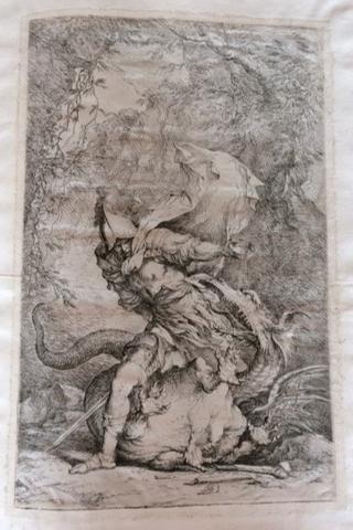 Salvator Rosa, Jason and the Dragon, ca. 1663–64