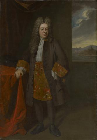 Enoch Seeman the younger, Portrait of Gov. Elihu Yale (1648/49–1721), 1717