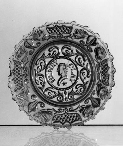 Boston and Sandwich Glass Works, Henry Clay Cup Plate, 1832–52
