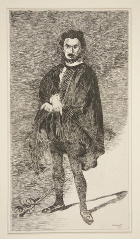 Édouard Manet, L'acteur tragique (The Tragic Actor), 1865–66