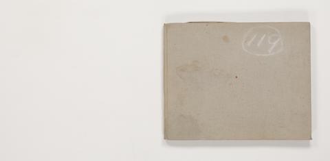 Edwin Austin Abbey, Sketchbook (38 leaves, linen cover), n.d.