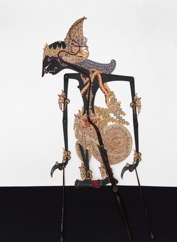 Ki Kertiwanda, Shadow Puppet (Wayang Kulit) of Prabu Abiyoso or Kresnadipayana, from the set Kyai Nugroho, 1913