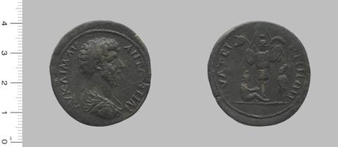 Marcus Aurelius, Emperor of Rome, Coin of Marcus Aurelius, Emperor of Rome from Thyatira, 161–80