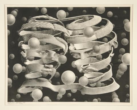 Maurits-Cornelius Escher, Bond of Union, 1956
