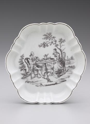 Robert Hancock, Teapot and Spoon Tray, ca. 1760