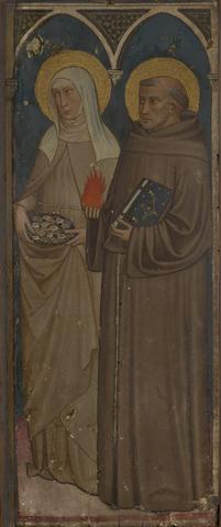 Lippo d' Andrea, Saint Elizabeth of Hungary and Saint Anthony of Padua, ca. 1380