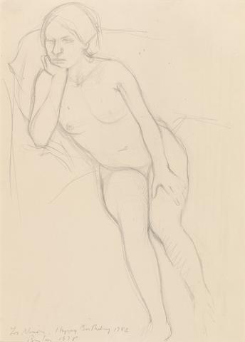 William Bailey, Nude figure, 1978