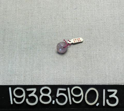 Unknown, Amethyst Trunkated Bicone Bead, ca. 113 B.C.–A.D. 256