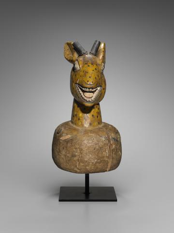Headdress in the Form of a Horned Animal, mid to late 20th century
