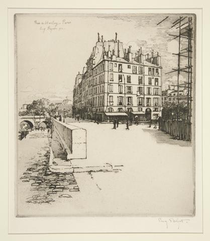 Eugène Béjot, Rue de Harlay, Paris, 1894