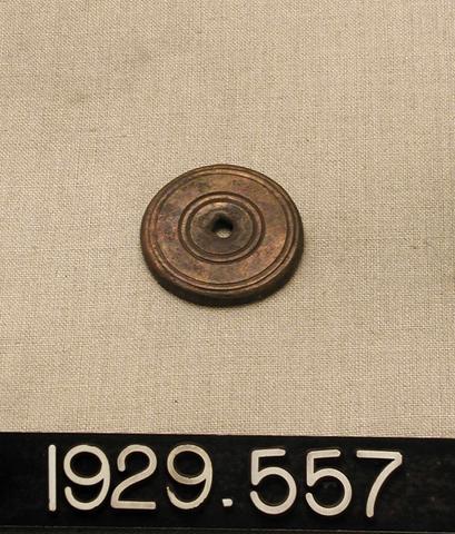 Unknown, Small Bronze Lid, ca. 323 B.C.–A.D. 256