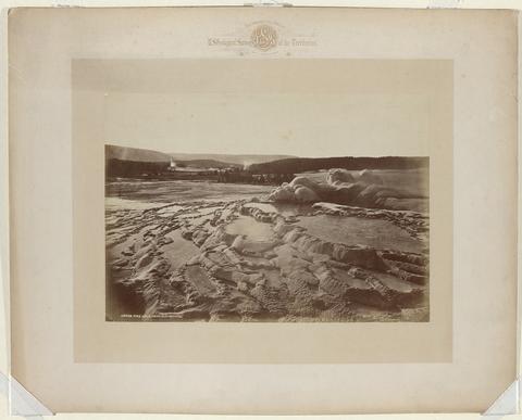 William Henry Jackson, Upper Fire Hole, from Old Faithful, 1870–79