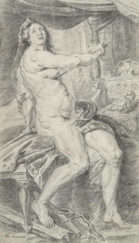 Peter Paul Rubens , Siegen 1577 - Antwerp 1640, Death of Dido, 17th century