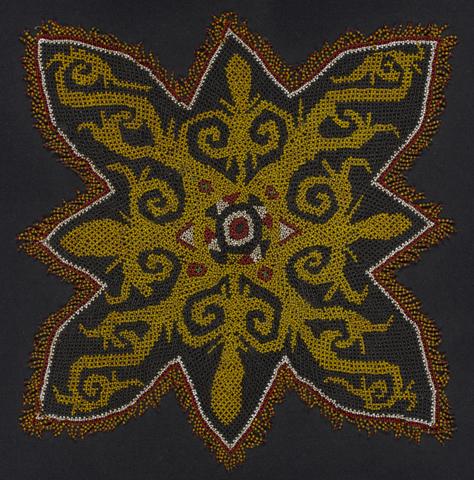 Textile with Beadworks, n.d.