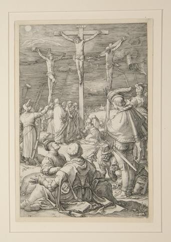 Hendrick Goltzius, Christ on the Cross, plate 10 from The Passion of Christ, 1598