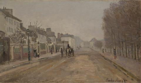 Claude Monet, Boulevard Héloise, Argenteuil, 1872