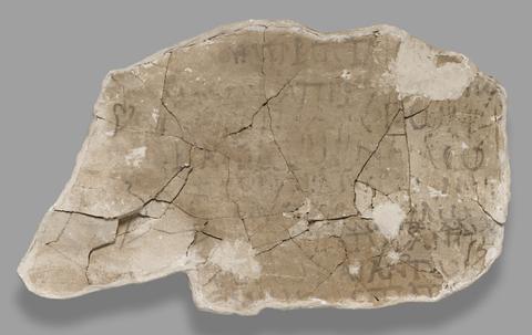 Unknown, Painted Inscription Fragment, ca. 323 B.C.–A.D. 256