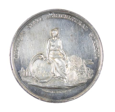 Charles Cushing Wright, The Michigan State Agricultural Medal, 1858