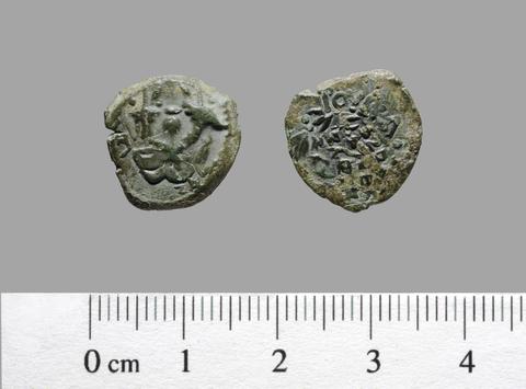 Nero, Emperor of Rome, Coin of Nero, Emperor of Rome from Sepphoris, 54–68