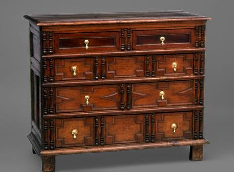 Unknown, Chest of drawers, 1675–1710