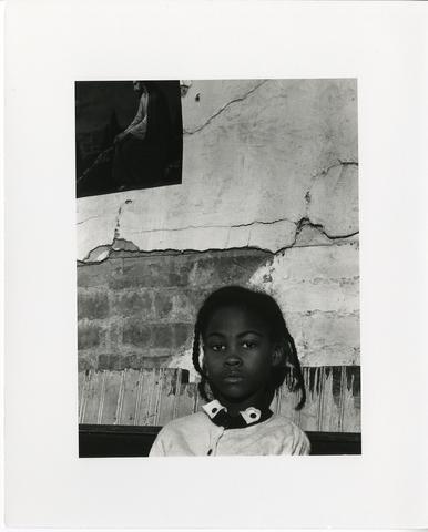 Milton Rogovin, Store Front Churches [girl with braids], from the series Store Front Churches, 1958–60, printed later