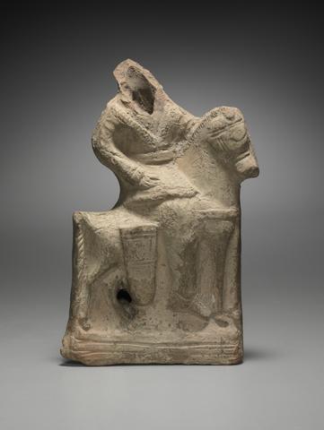Unknown, Figurine of mounted Parthian horseman, ca. 1st–3rd century A.D.