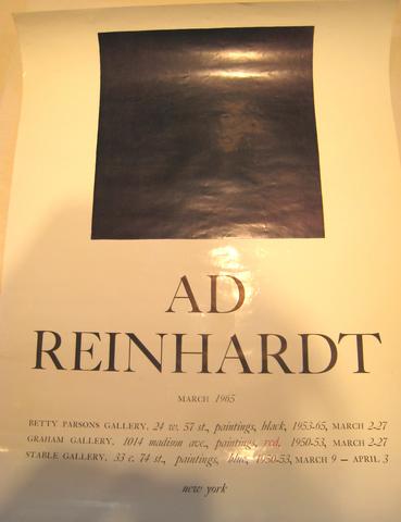 Ad Reinhardt, Ad Reinhardt, March 1965, 1965