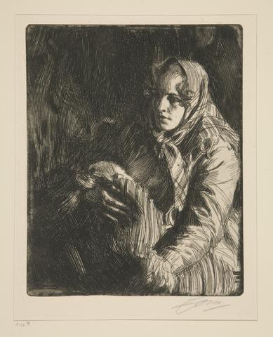 Anders Zorn, Madonna (A Mother), 1900