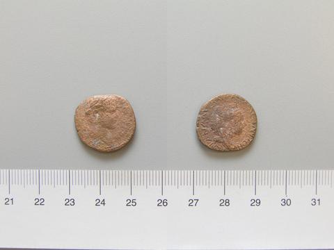 Caracalla, Roman Emperor, 1 Semis of Caracalla, Roman Emperor from Carrhae, 193–211