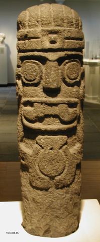 Unknown, Columnar Sculpture of Tlaloc, 1300–1521