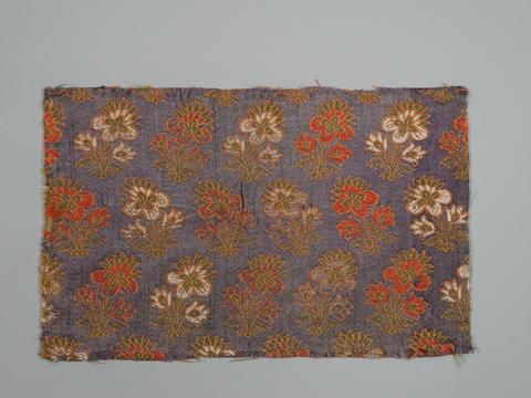 Unknown, Textile Fragment with Flower Sprays, 19th century