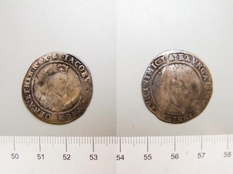 James I, King of England, 1 Shilling from Tower Mint, London with James I, King of England, 1603