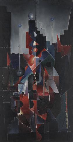 Paul Gaulois, Construction in Blue, 1925